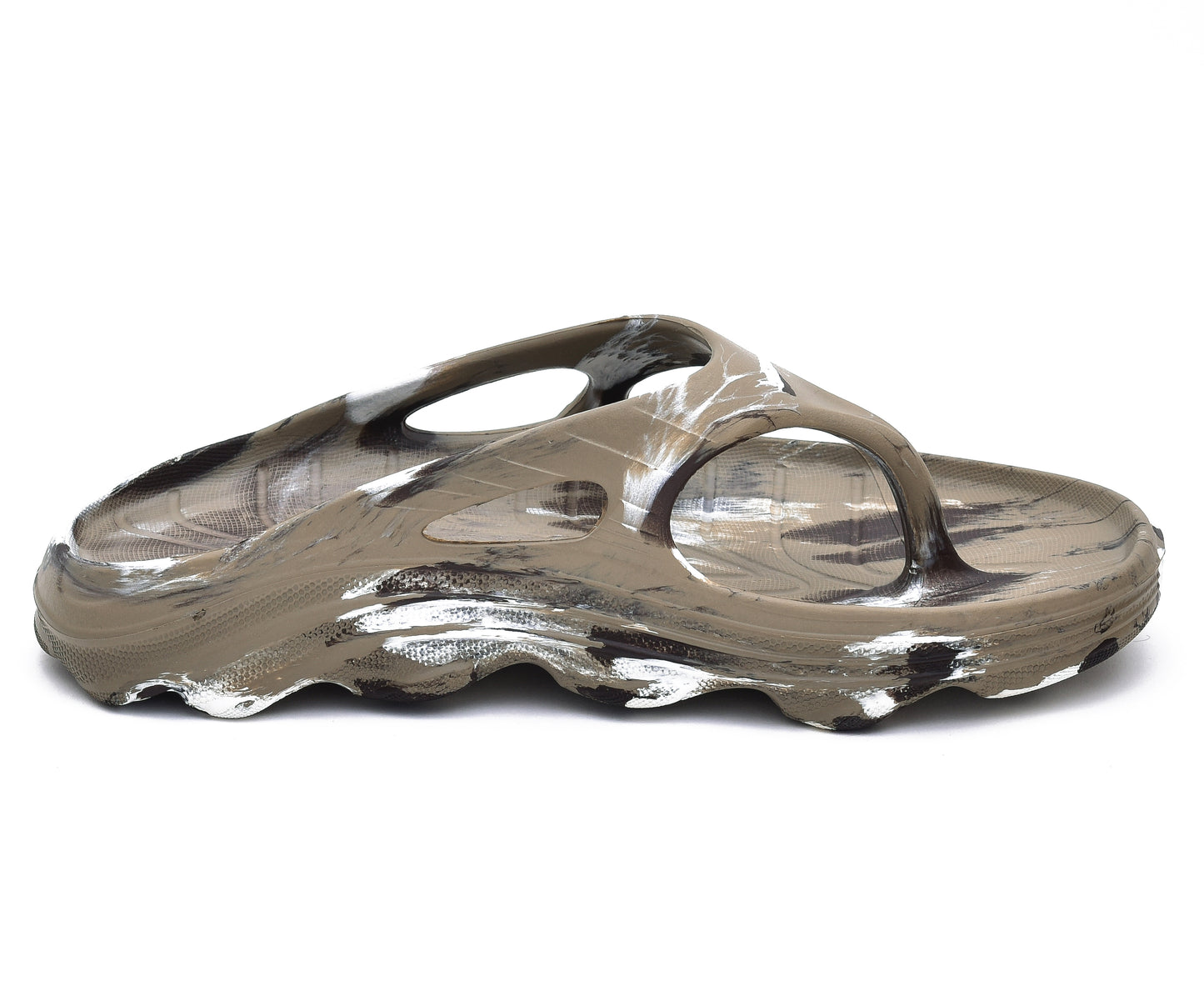 Doubleu Riva Men Marble Comfortable Recovery Footwear