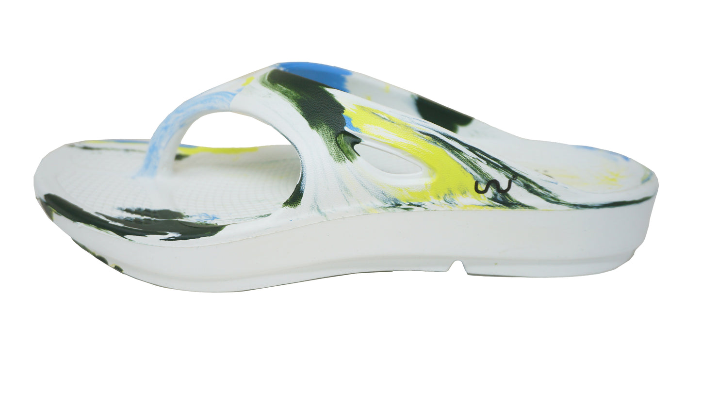 Doubleu V Shape Marble Men Soft Doctor Anti-Skid Slipper