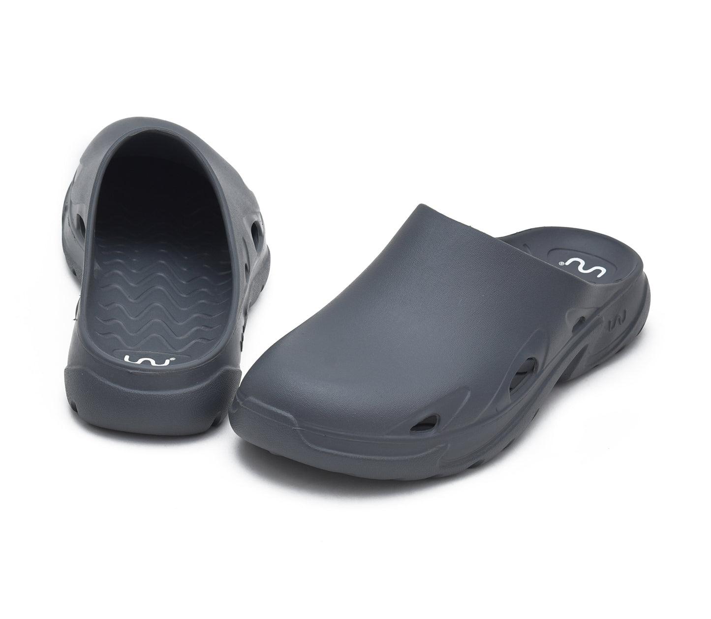Doubleu Roma Urban Mule for Men Comfortable Slipper Carbon
