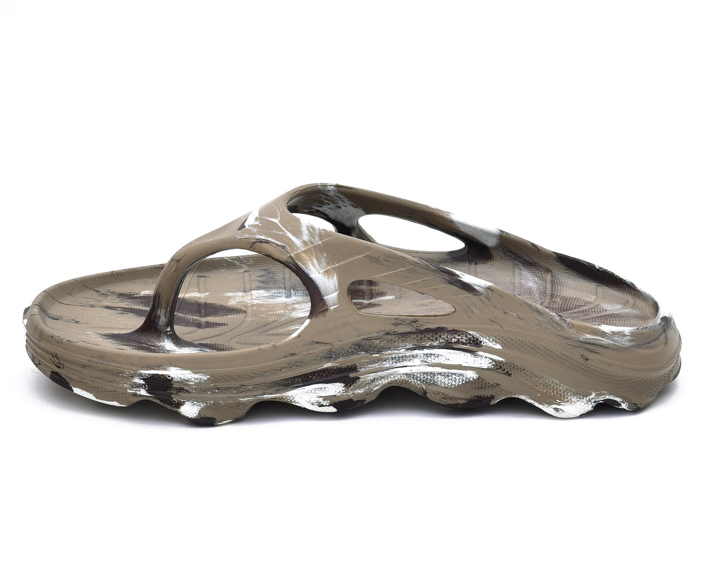 Doubleu Riva Men Marble Comfortable Recovery Footwear