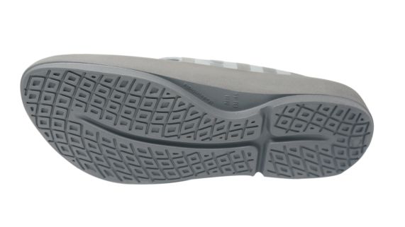 Doubleu Comfort Men Slipper Comfortable & Light Weight Recovery Footwear (Grey + Grey Light Grey)