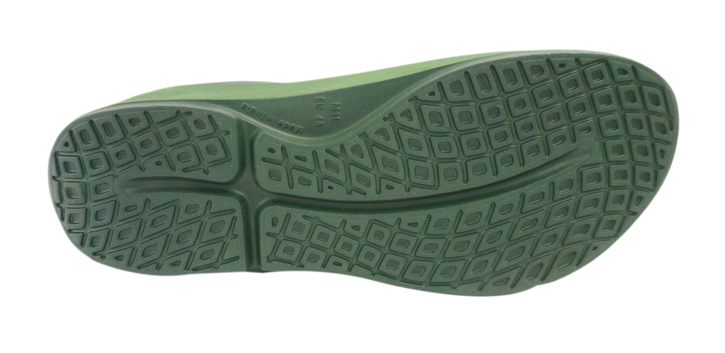 Doubleu Comfort Men Slipper Comfortable & Light Weight Recovery Footwear (Olive)
