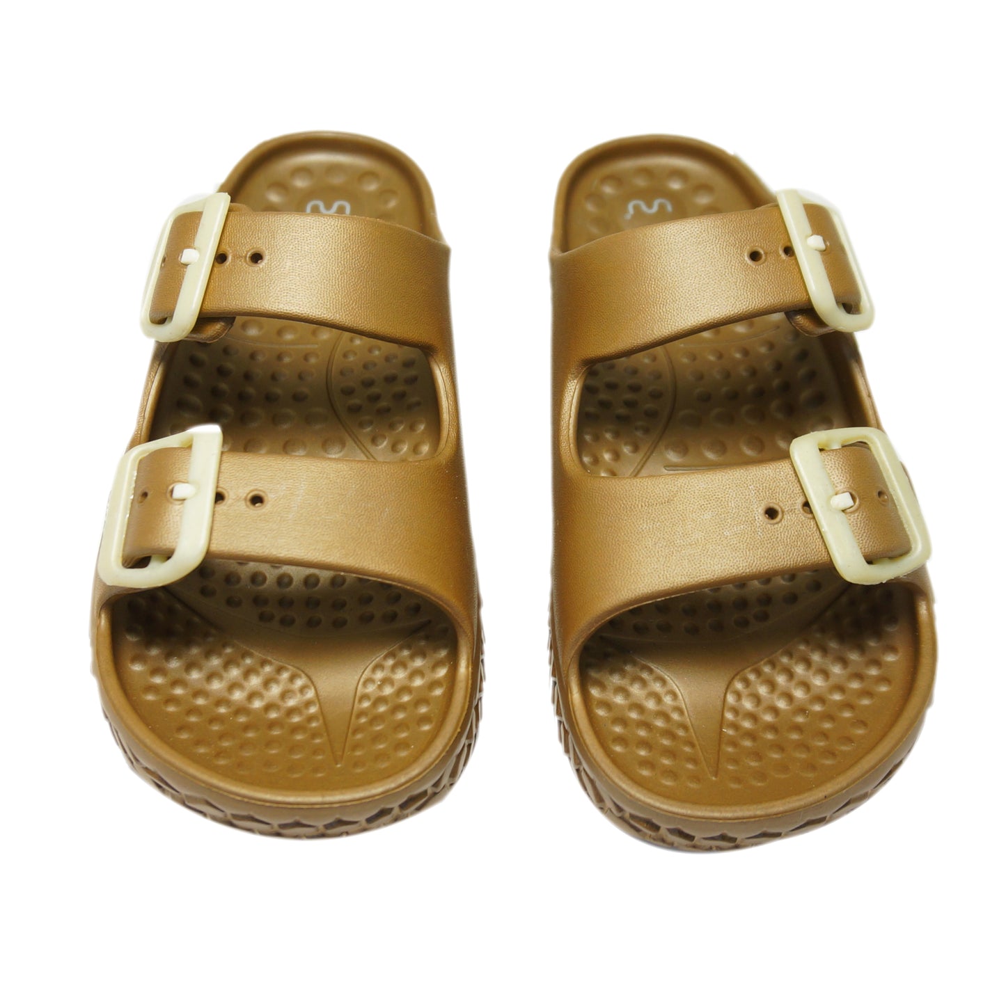 Doubleu Sakura Women Slipper Comfortable & Light Weight Recovery Footwear (BRONZO METAL Women)