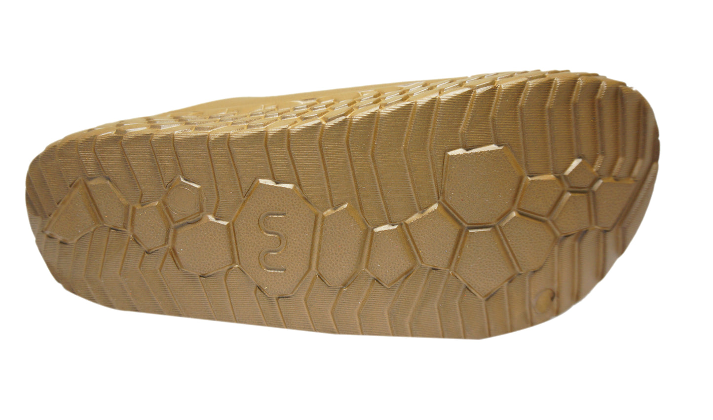 Doubleu Sakura Women Slipper Comfortable & Light Weight Recovery Footwear (BRONZO METAL Women)