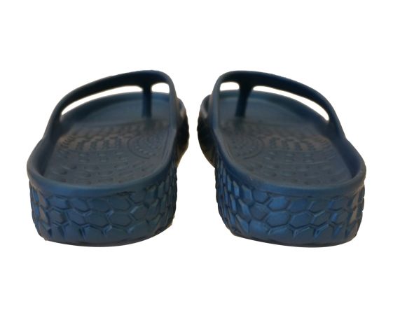 Doubleu Kyoto Women Slipper Comfortable & Light Weight Recovery Footwear (METAL BLUE)