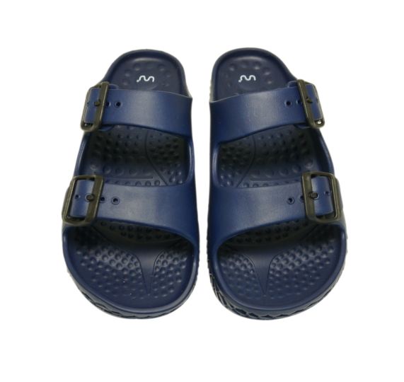 Doubleu Sakura Women Slipper Comfortable & Light Weight Recovery Footwear (NAVY BLUE)