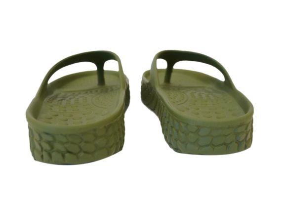 Doubleu Kyoto Women Slipper Comfortable & Light Weight Recovery Footwear (OLIVE GREEN)