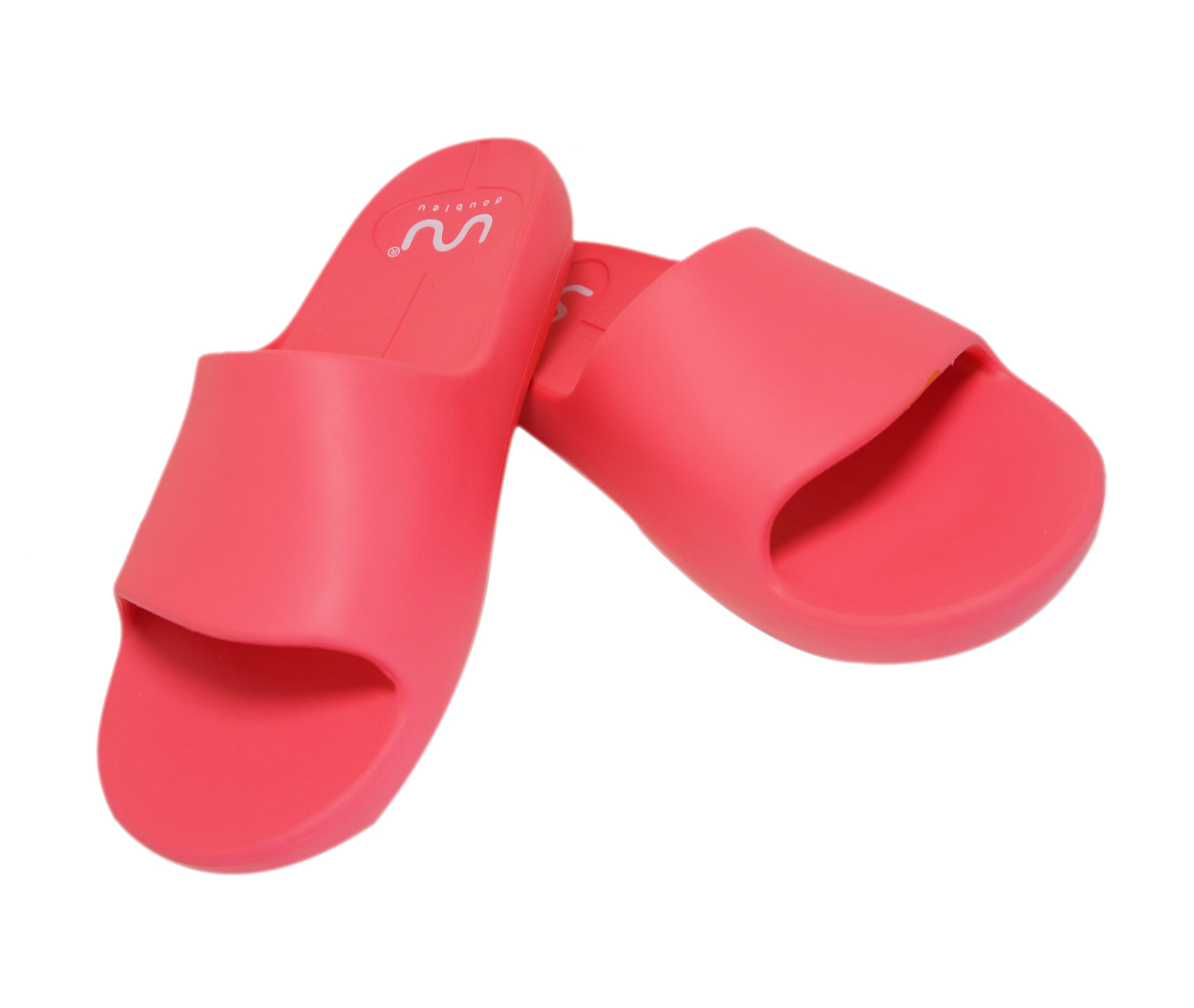 Doubleu Milano Women Slipper Comfortable & Light Weight Recovery Footwear (PINK HIGHLIGHT)