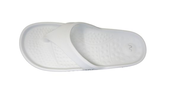 Doubleu Kyoto Women Slipper Comfortable & Light Weight Recovery Footwear (WHITE)