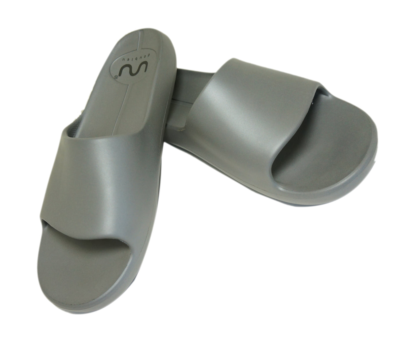 Doubleu Milano Men Slipper Comfortable & Light Weight Recovery Footwear (Piombo)