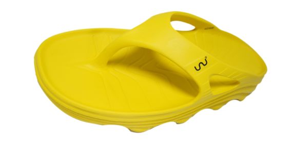 Doubleu Riva Men Slipper Comfortable & Light Weight Recovery Footwear (DAILILY YELLOW)