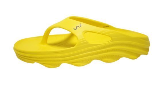 Doubleu Riva Men Slipper Comfortable & Light Weight Recovery Footwear (DAILILY YELLOW)