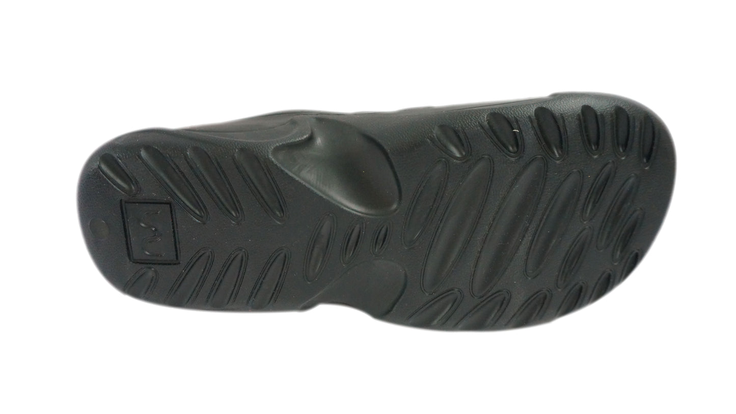 Doubleu Roma Thong for Men Comfortable Recovery Footwear (Do Not Shrink) (Carbone)