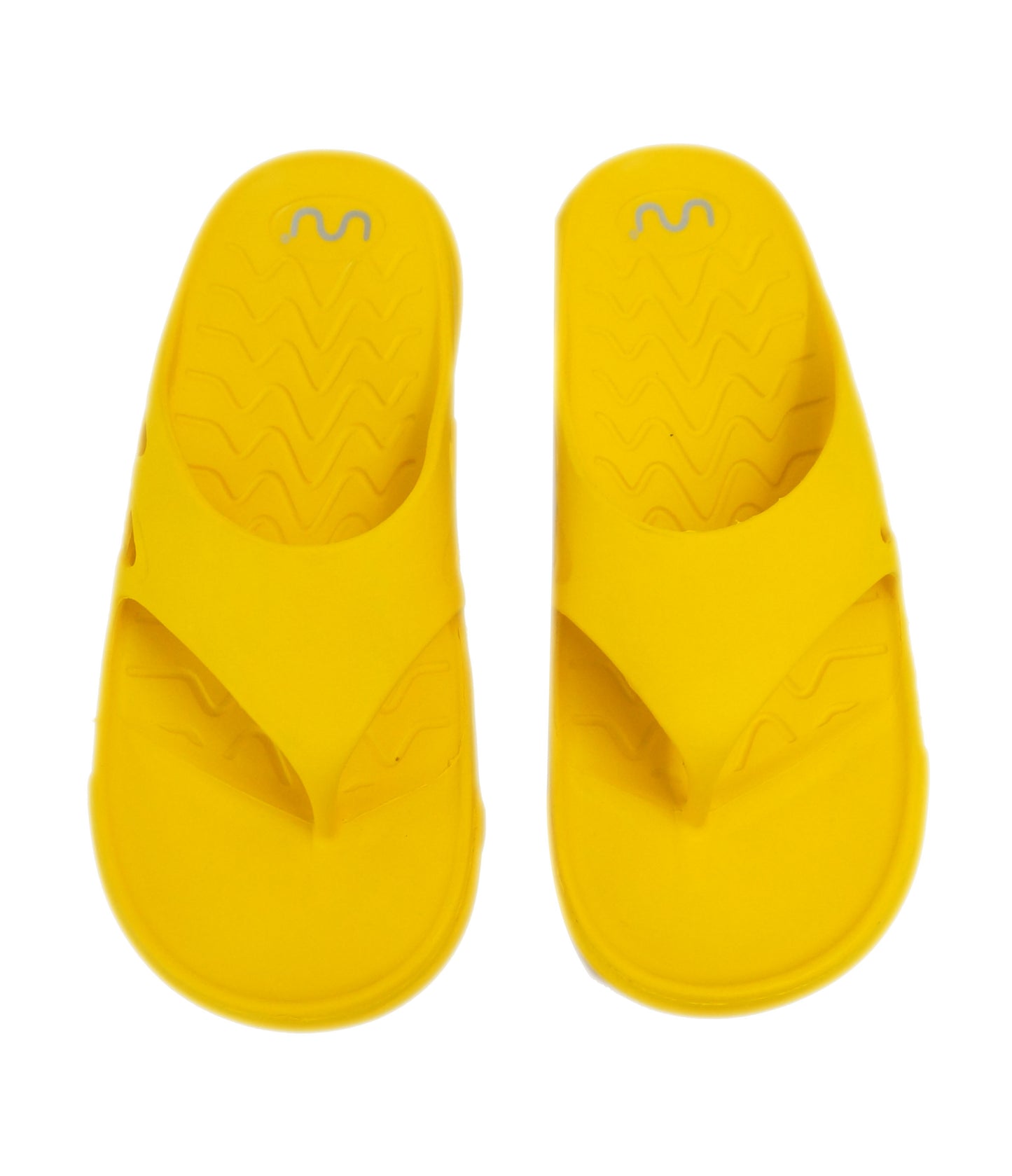 Doubleu Roma Thong for Men Comfortable Recovery Footwear (Do Not Shrink) (Yellow)