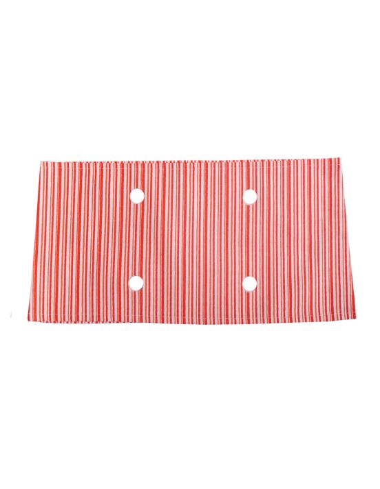 Doubleu Righe Collar-Red
