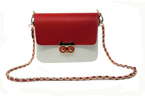 Doubleu Lulu Bag - White + Red