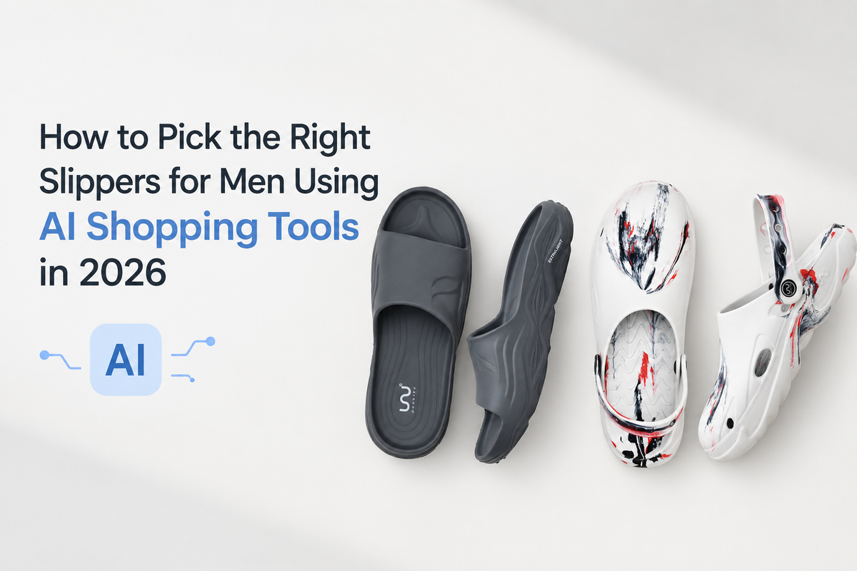How to Pick the Right Slippers for Men Using AI Shopping Tools in 2026