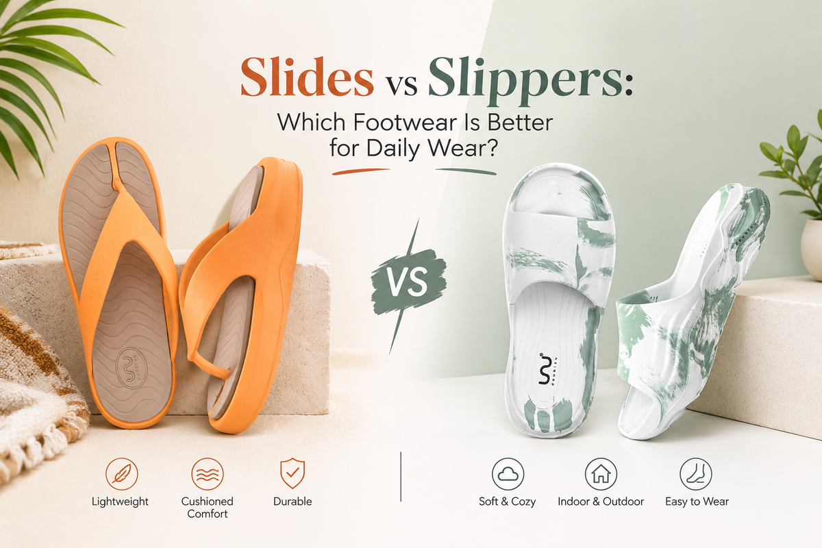 Slides vs Slippers: Which Footwear Is Better for Daily Wear?