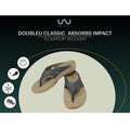 Doubleu Comfort Men Comfortable & Light Weight Slipper Khaki-Grey