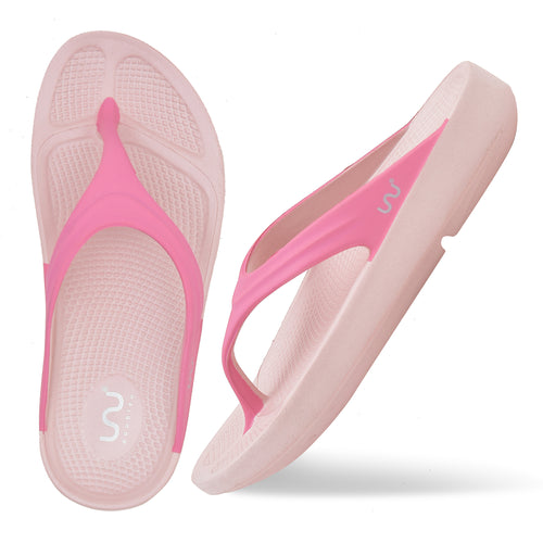 Doubleu Lite Women Comfortable & Light Weight Slipper Pink Strawberry