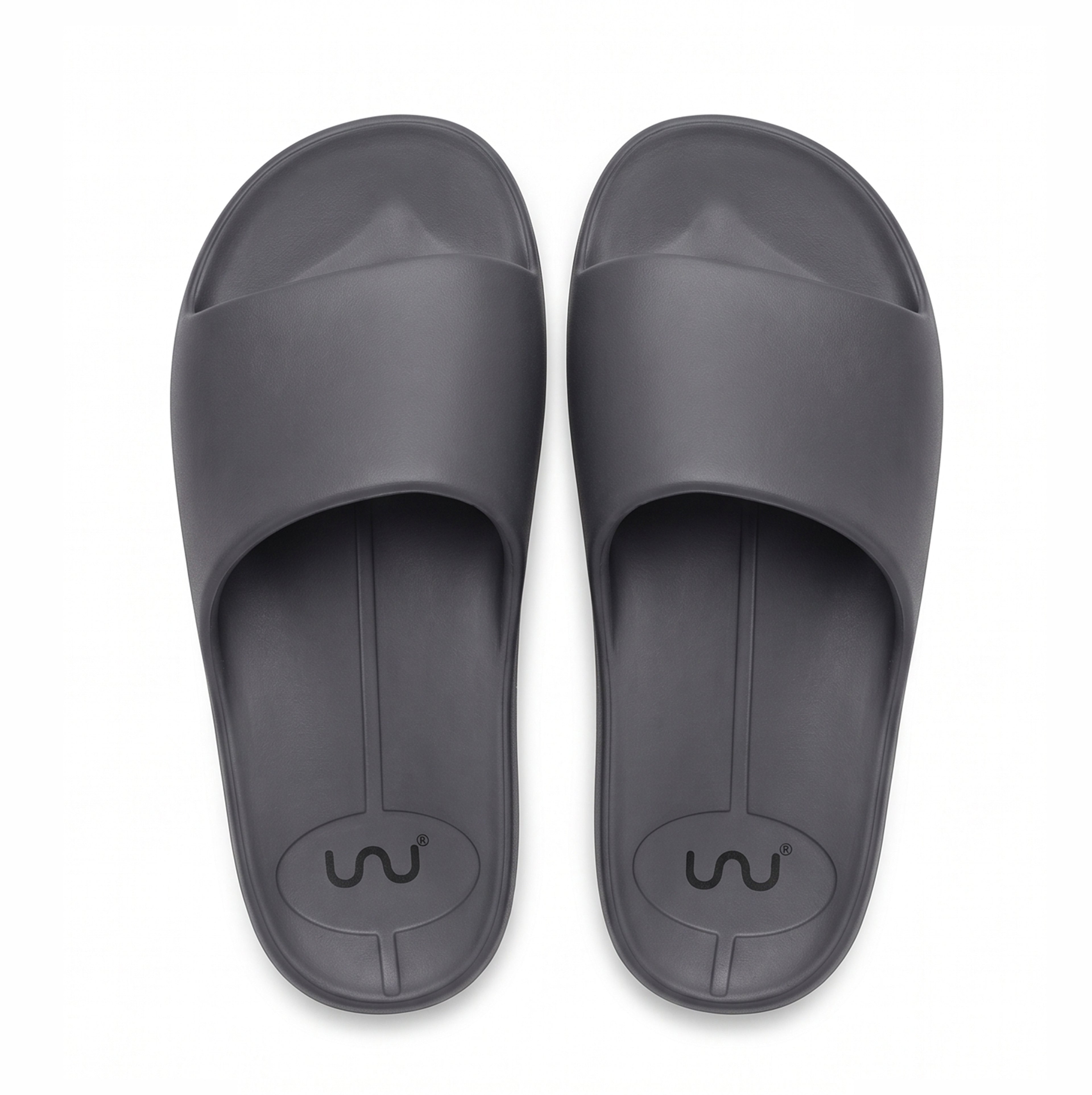 Doubleu Milano Women Comfortable & Light Weight Slipper Piombo