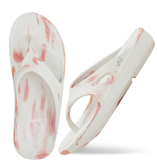 Doubleu V-Shape Women Marble Comfortable & Light Weight Slipper