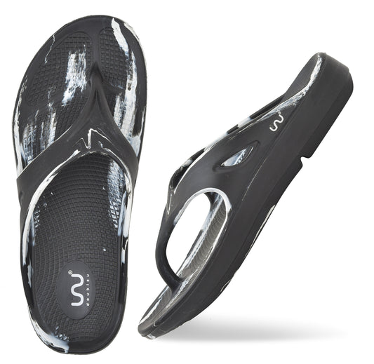 Doubleu V Shape Marble Men Soft Doctor Anti-Skid Slipper