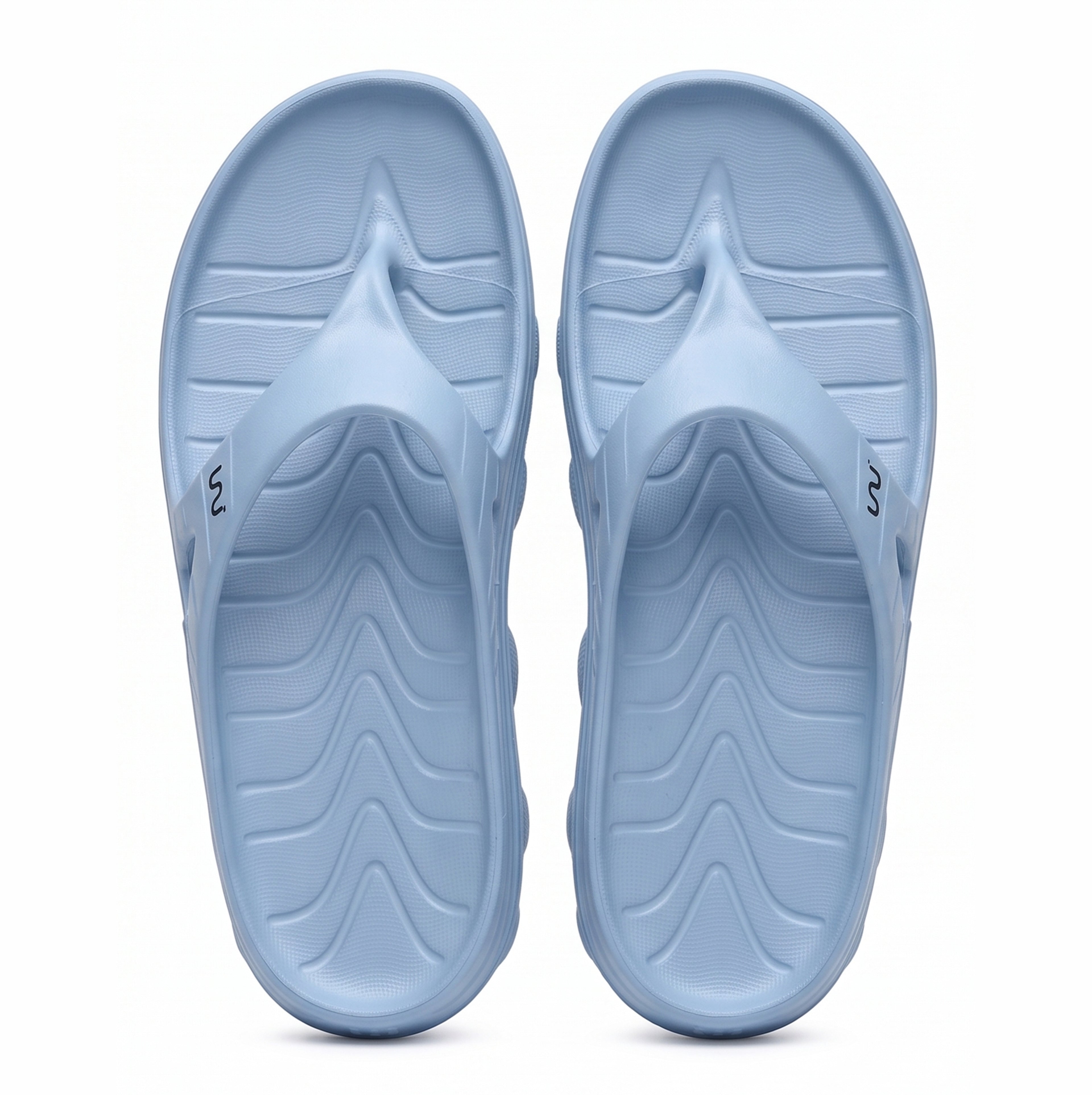 Doubleu Riva Men Comfortable & Light Weight Slipper Azuro Metal