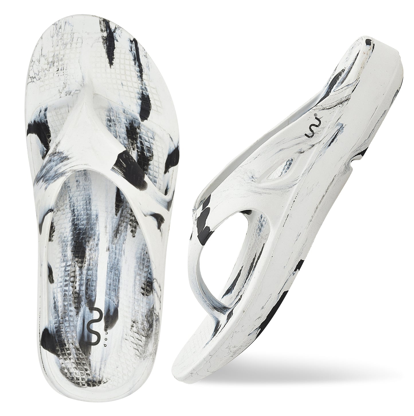 Doubleu V Shape Marble Men Soft Doctor Anti-Skid Slipper