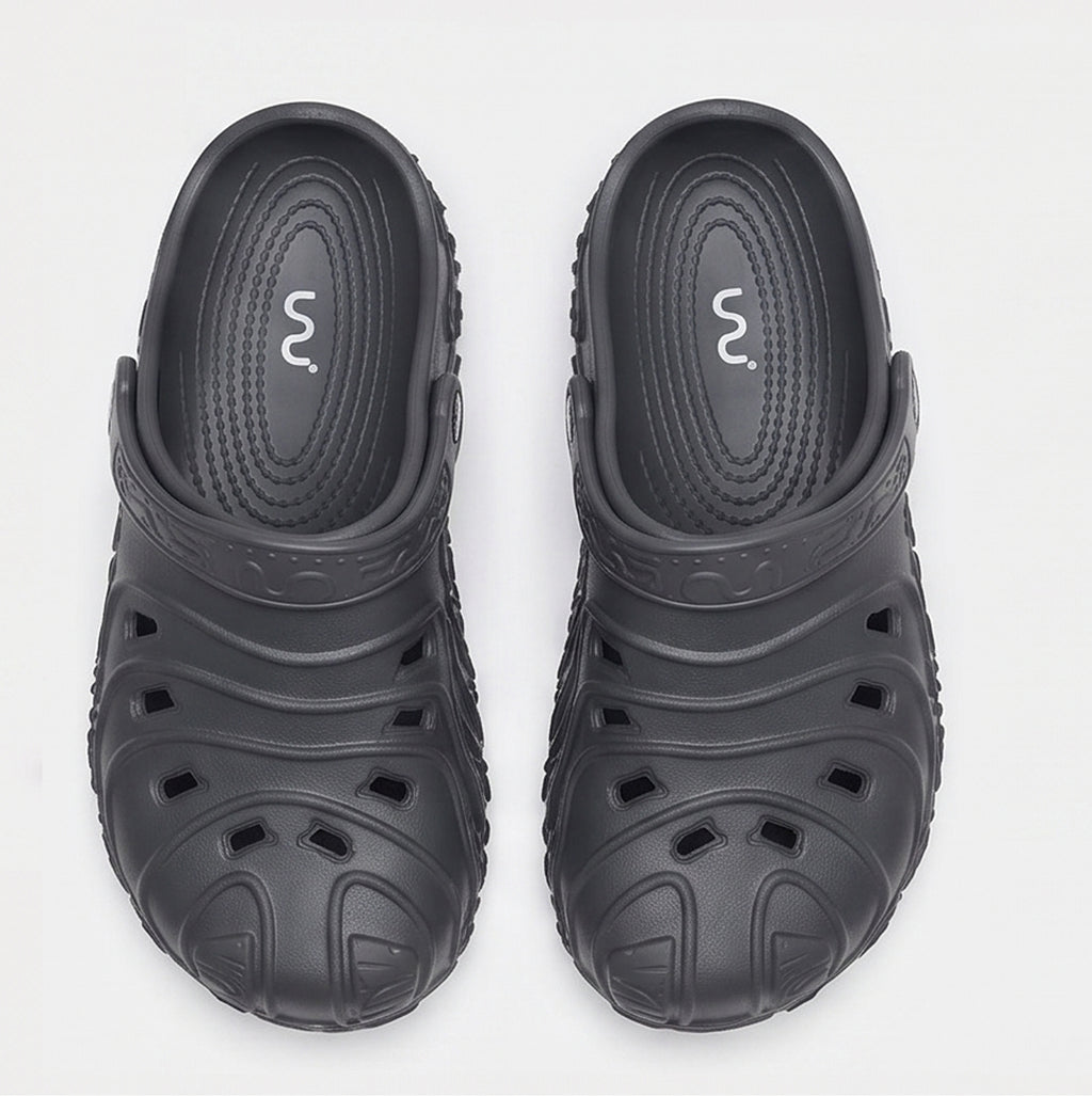 Everest Clog Men Soft Dr Anti-Skid Slipper for Men Dark Carbone