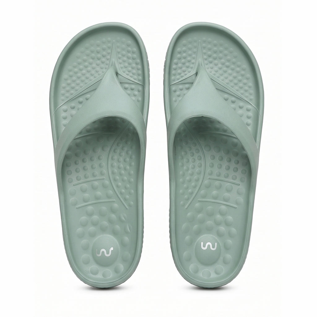 Doubleu Kyoto Women Comfortable & Light Weight Slipper Sage Green