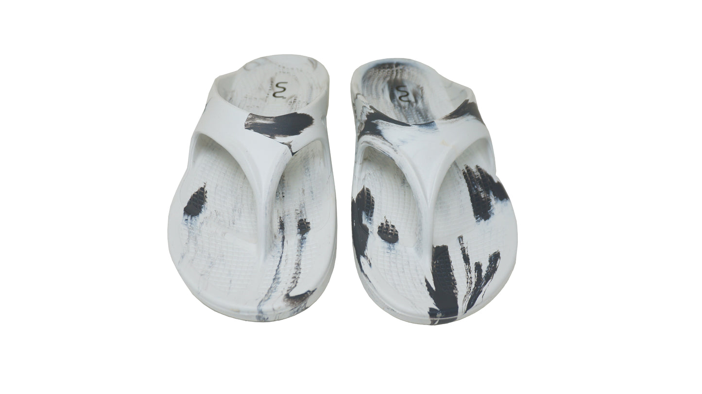 Doubleu V Shape Marble Men Soft Doctor Anti-Skid Slipper