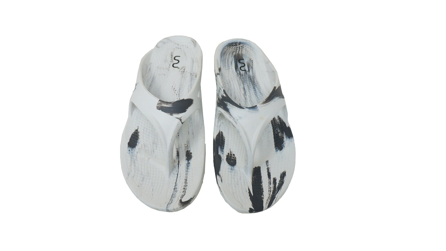 Doubleu V Shape Marble Men Soft Doctor Anti-Skid Slipper
