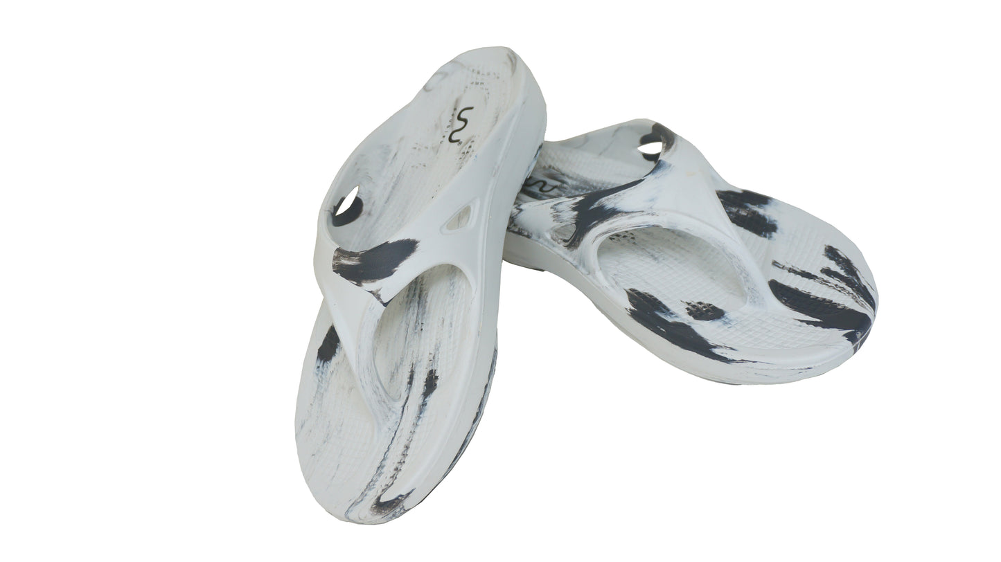 Doubleu V Shape Marble Men Soft Doctor Anti-Skid Slipper