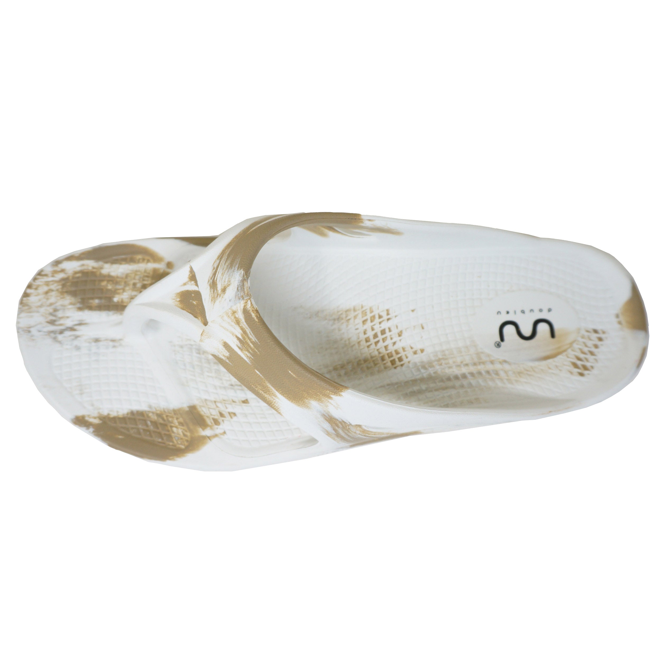 Doubleu V-Shape Women Marble Comfortable & Light Weight Slipper