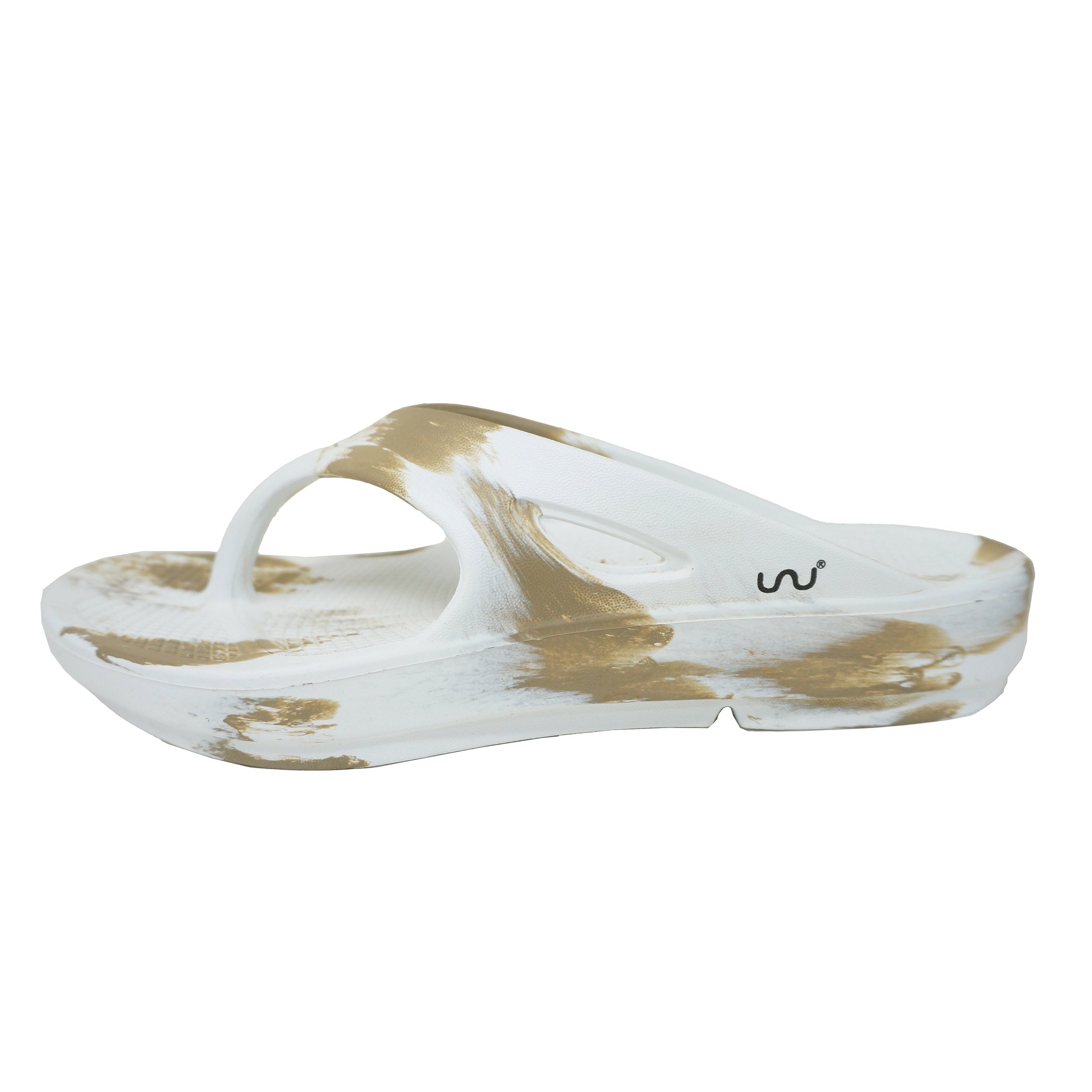 Doubleu V-Shape Women Marble Comfortable & Light Weight Slipper