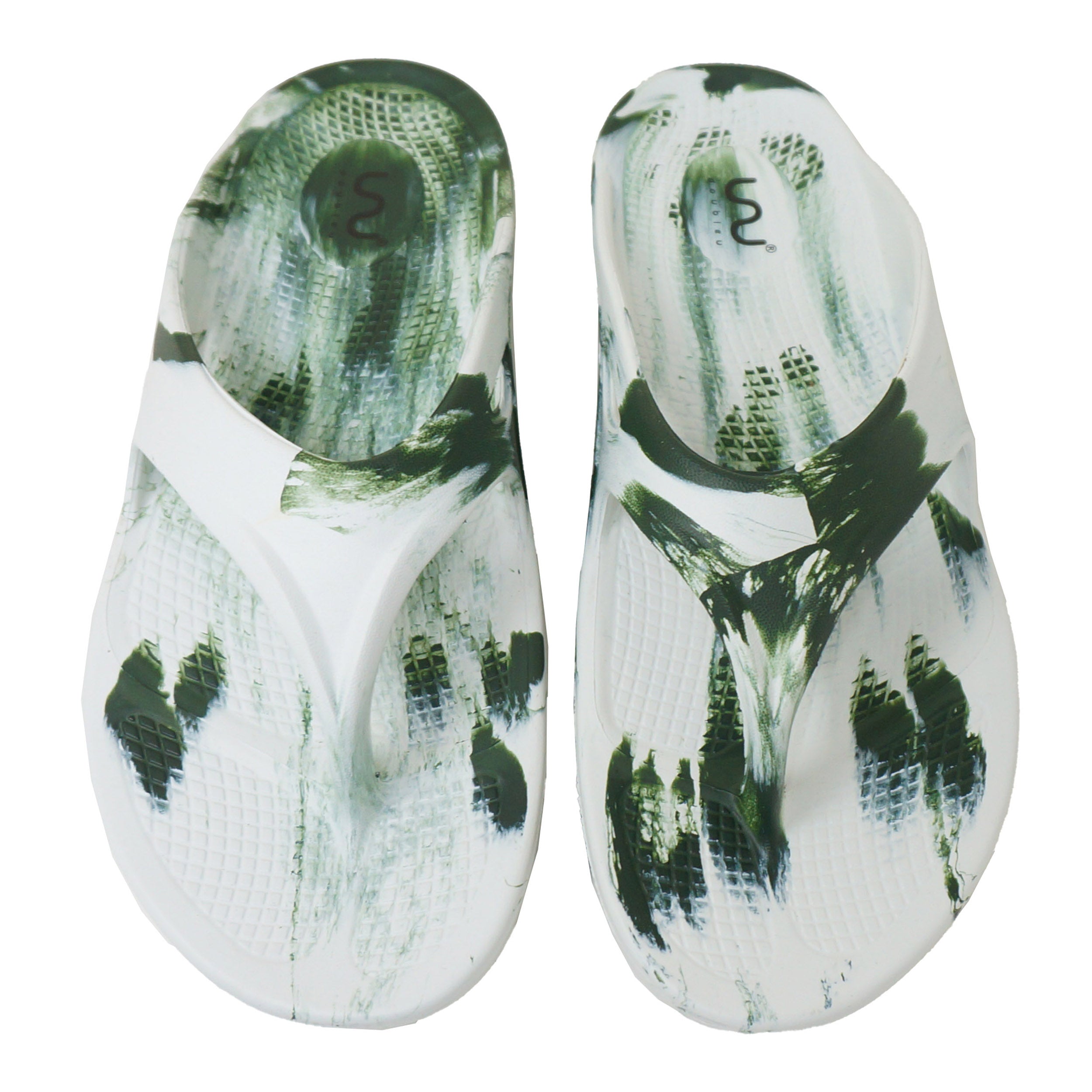 Doubleu V-Shape Women Marble Comfortable & Light Weight Slipper