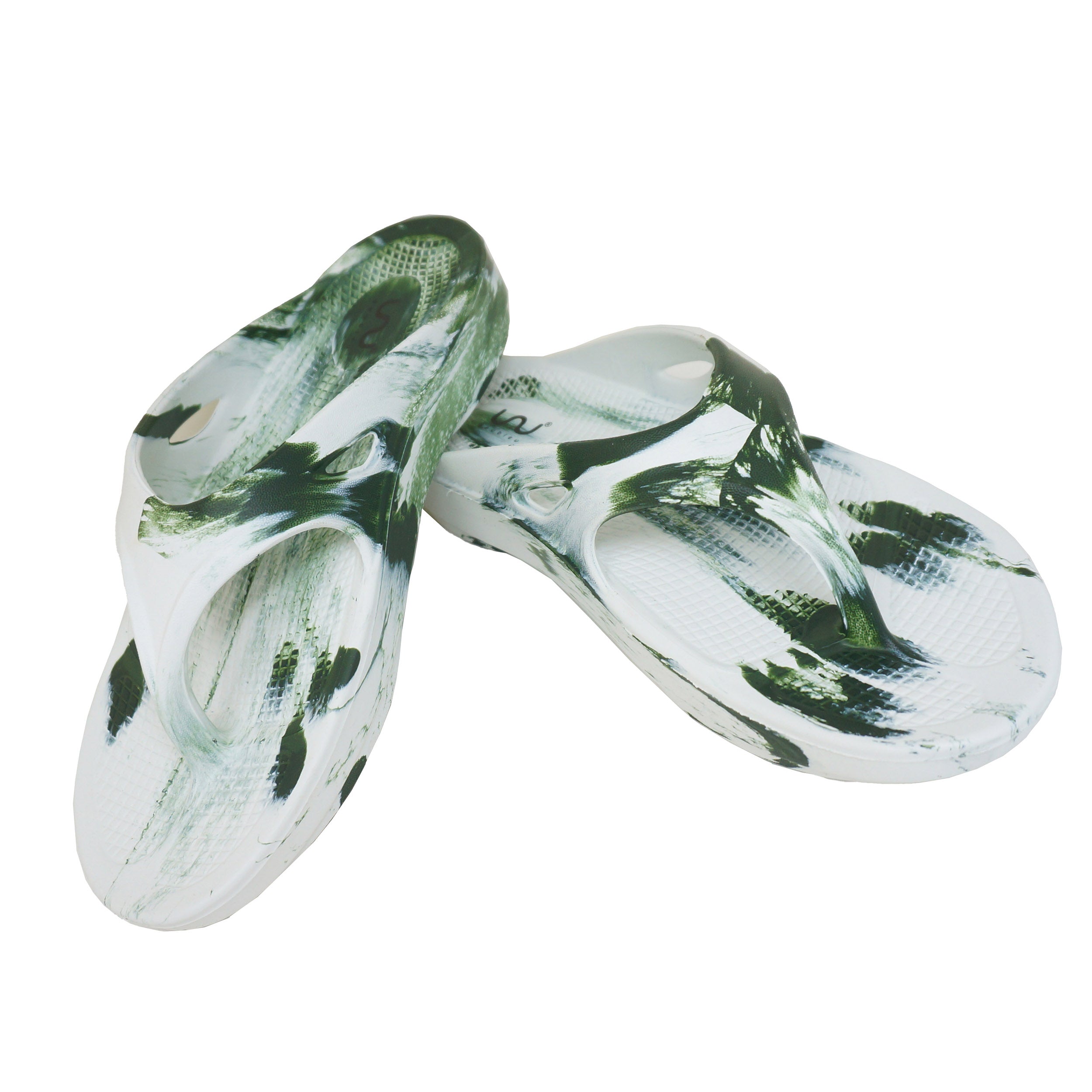 Doubleu V-Shape Women Marble Comfortable & Light Weight Slipper