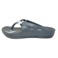 Doubleu V-Shape Women Marble Comfortable & Light Weight Slipper Carbone White Black