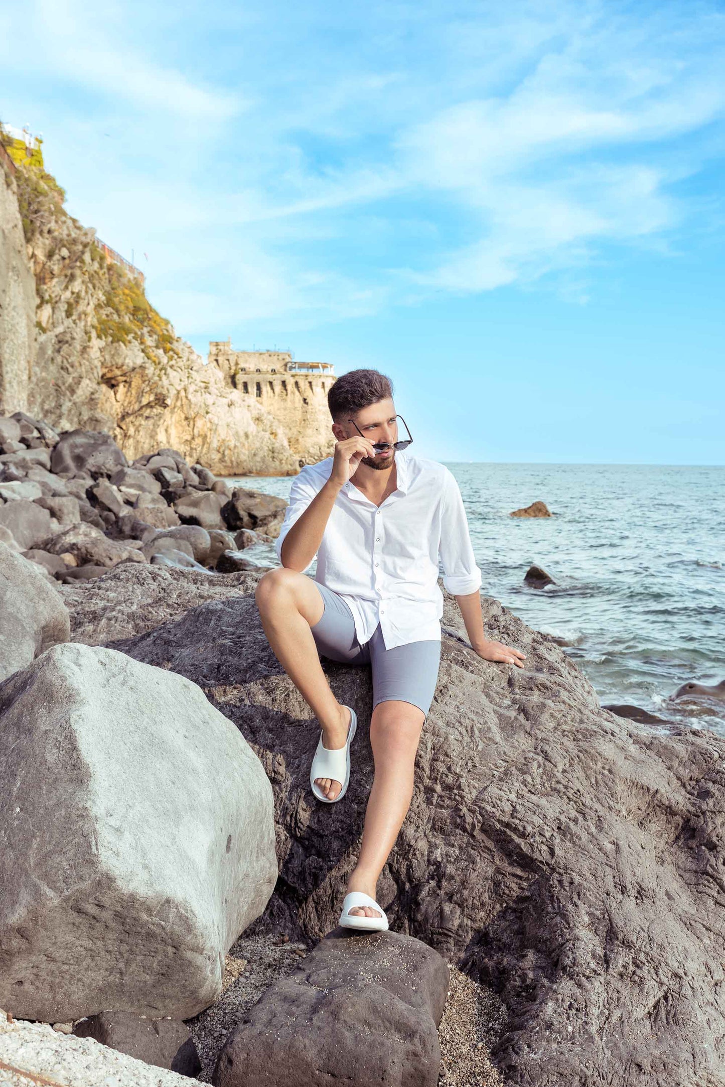 Doubleu Roma Slider for Men Comfortable Recovery Footwear