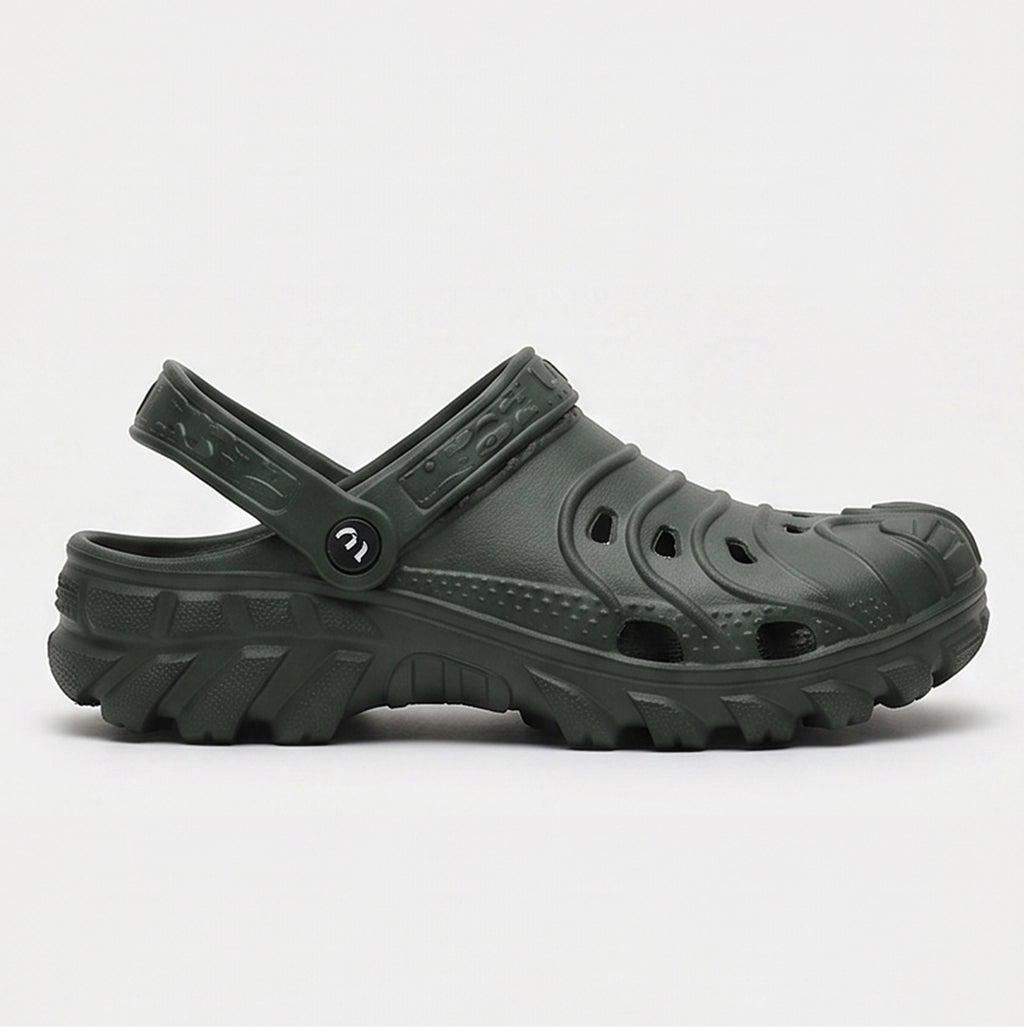 Everest Clog Men Soft Dr Anti-Skid Slipper for Men Dark Olive