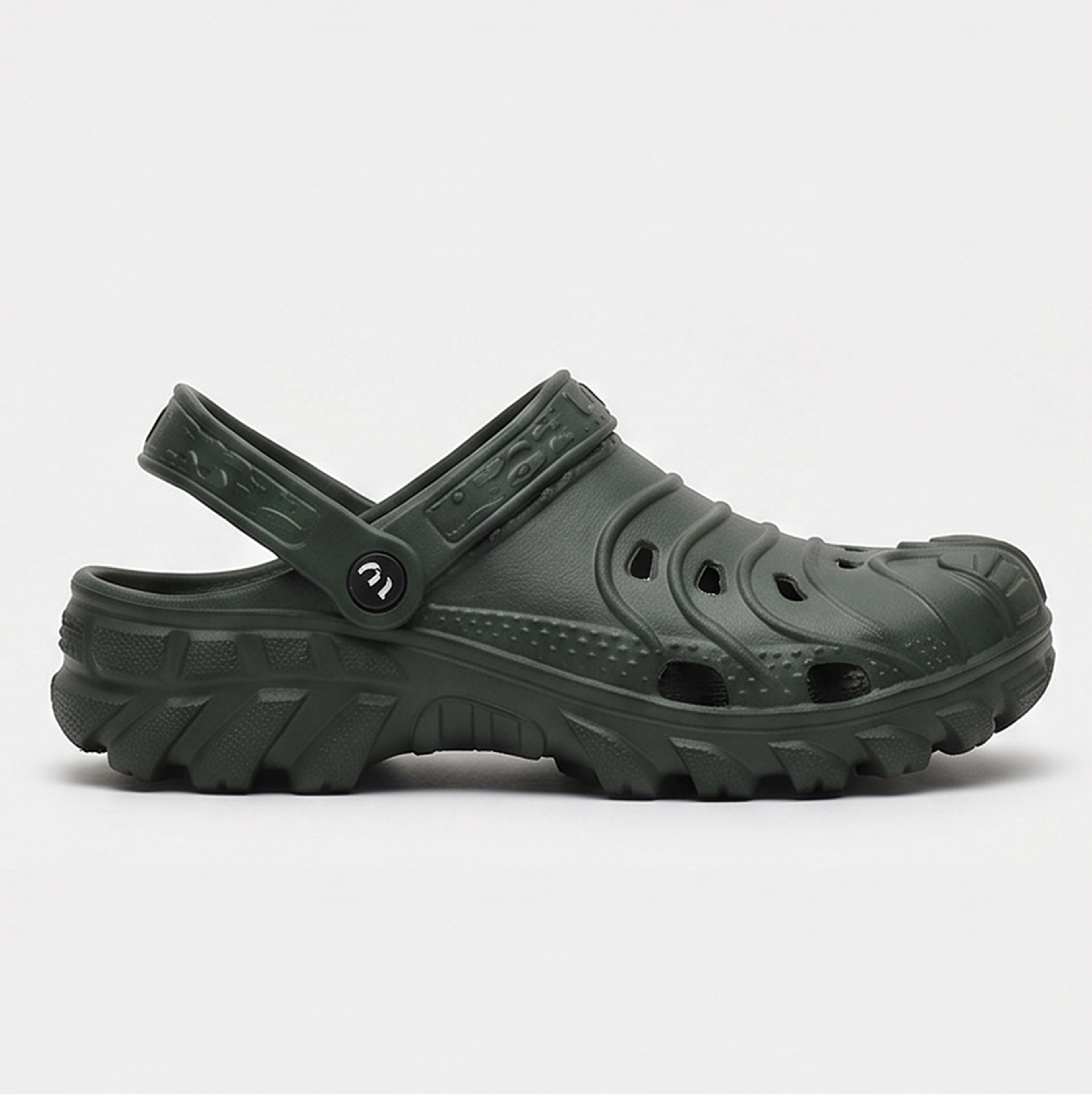 Everest Clog Men Soft Dr Anti-Skid Slipper for Men Dark Olive