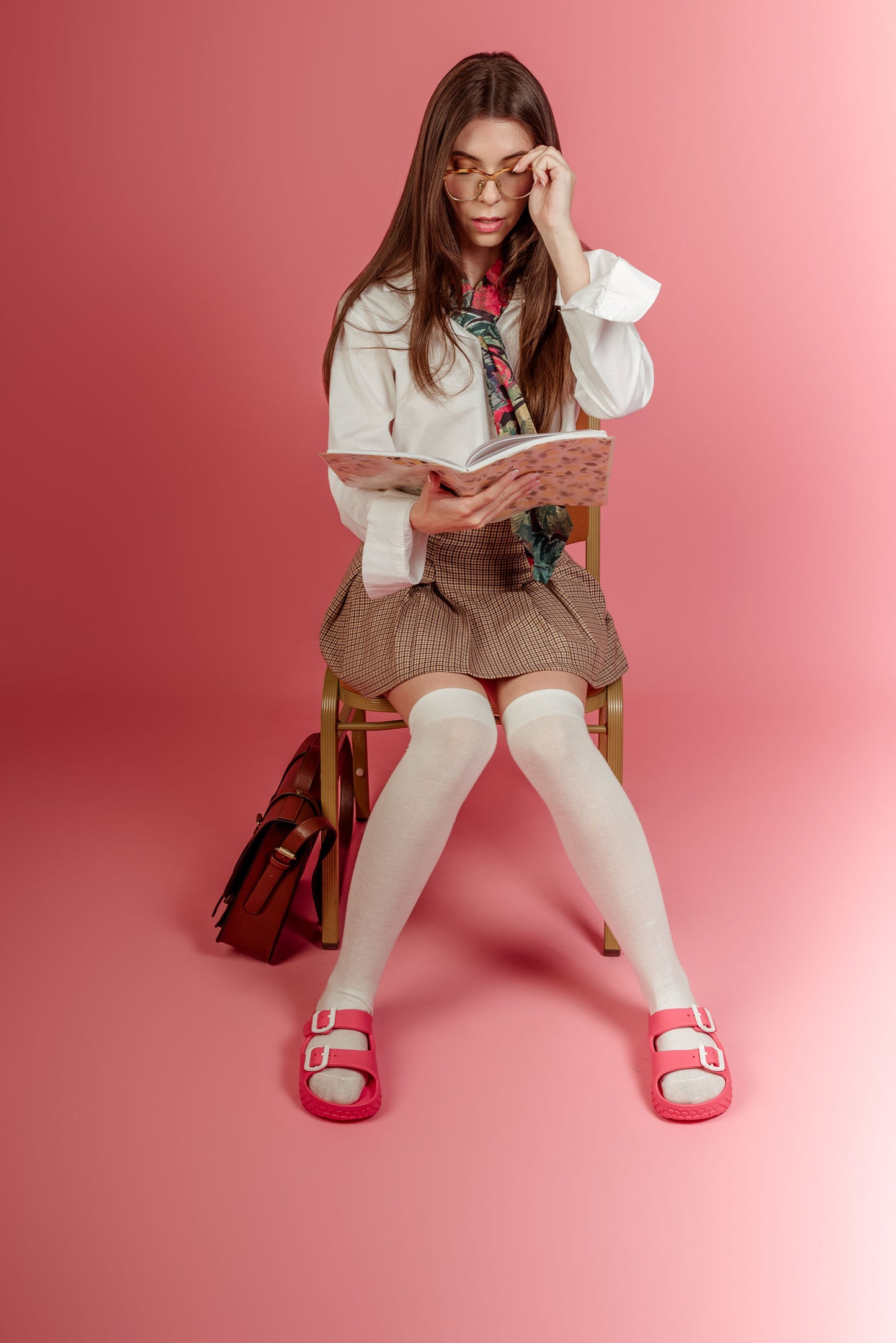 Doubleu Sakura Women Comfortable & Light Weight Slipper Pink