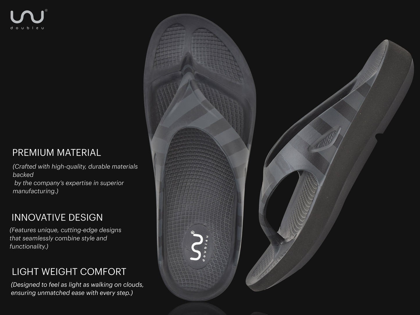 Doubleu Comfort Men  Comfortable & Light Weight  Slipper