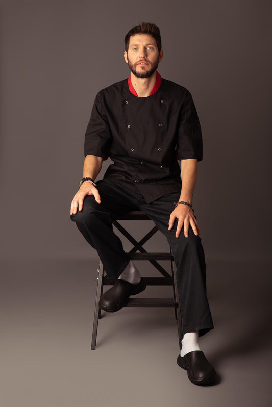 Doubleu Roma Urban Mule for Men Comfortable Slipper (Black)