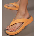 Doubleu Amalfi Women Recovery Footwear Orange Khaki