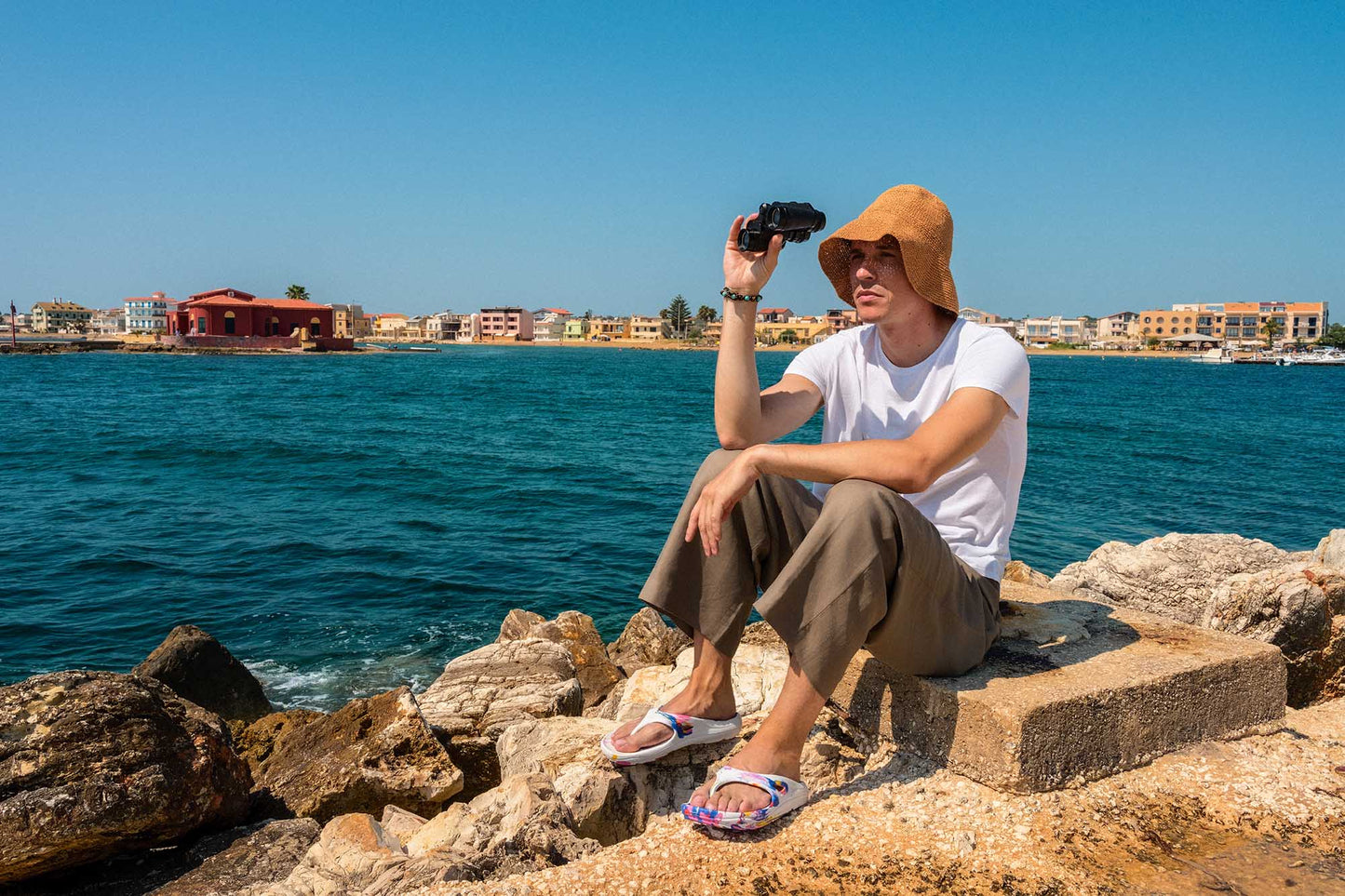 Doubleu Positano Men Comfortable & Light Weight Slipper