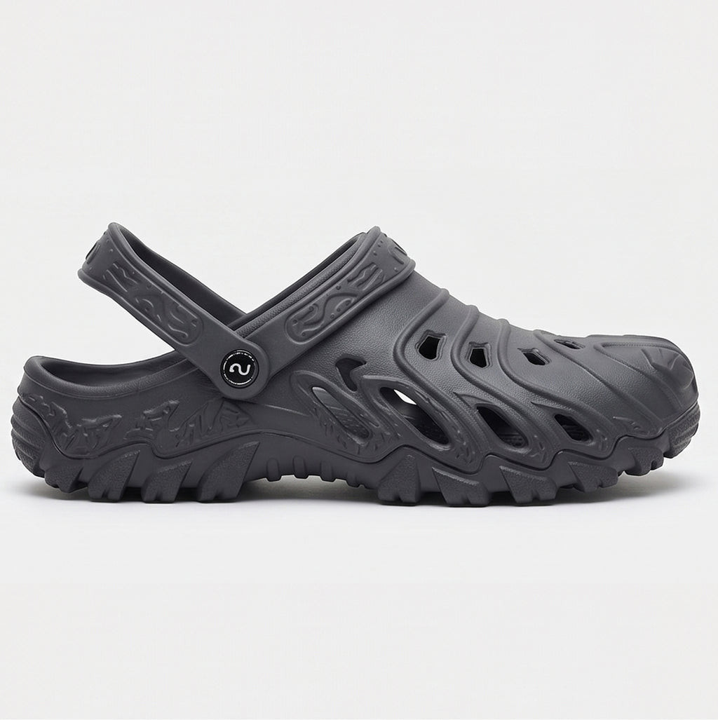 Everest Clog Men Soft Dr Anti-Skid Slipper for Men Dark Carbone