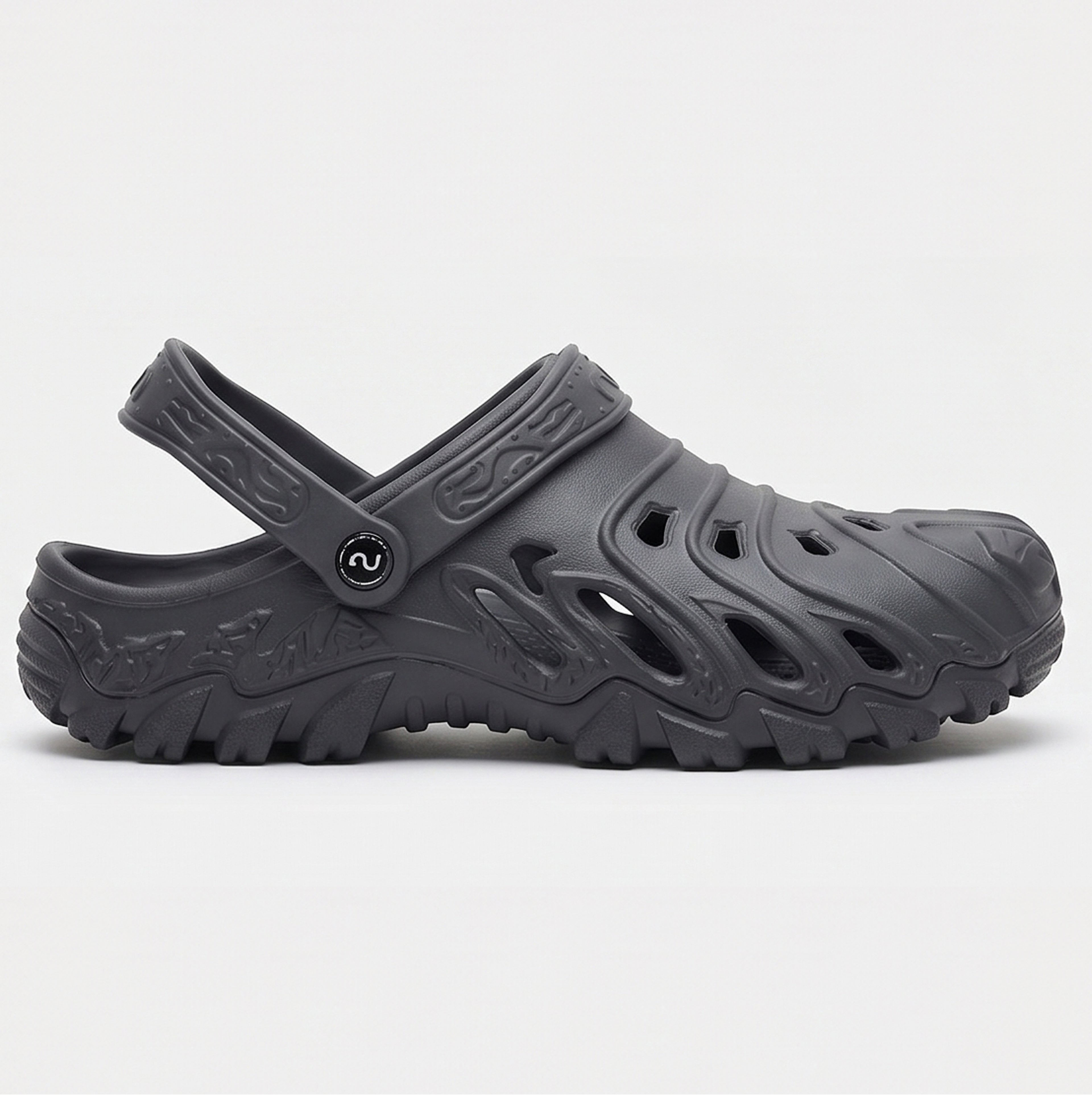 Everest Clog Men Soft Dr Anti-Skid Slipper for Men Dark Carbone