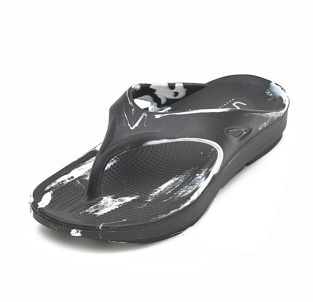 Doubleu V Shape Marble Men Soft Doctor Anti-Skid Slipper